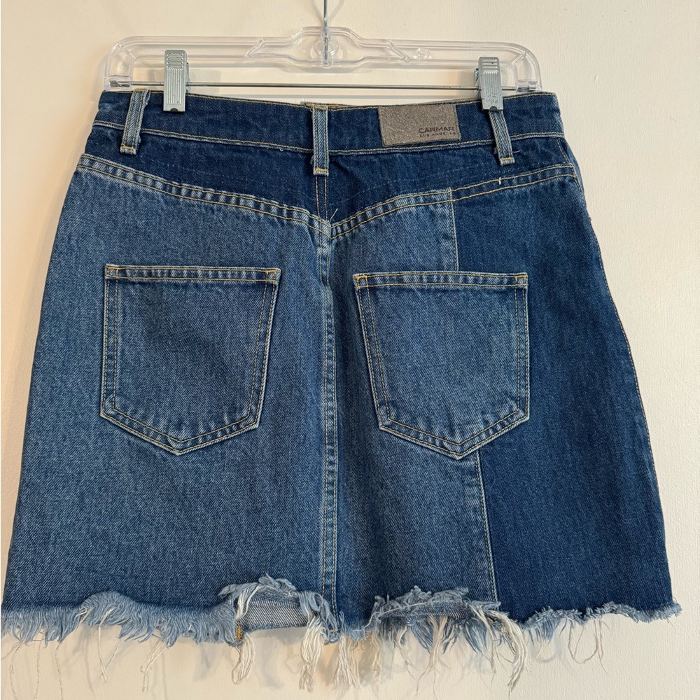 Carmar Denim Patchwork Skirt - image 2